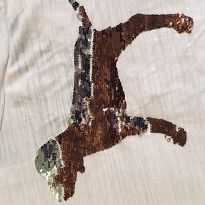 Pink Victoria’s Secret bling shirt